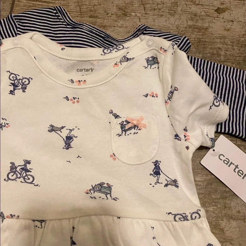 NWT carters 2-piece sweater/dress set